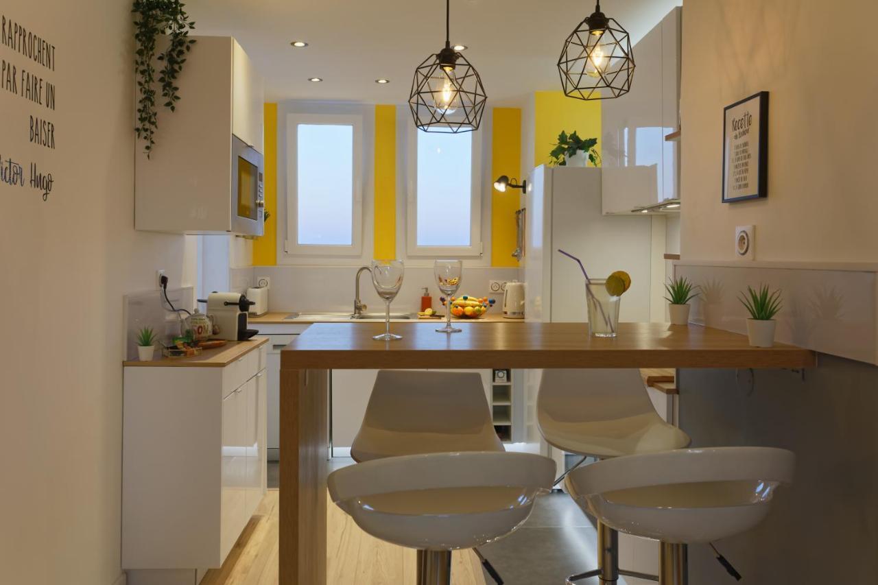 Apartamento Nid Panoramique VUE WOW ! SPAdéco - LoungeZEN - Terrasse ensoleillée - arrivée autonome - Netflix - emplacement idéal - Lumineux - rénové à neuf - Wifi Fibre - Montpellier Exterior foto
