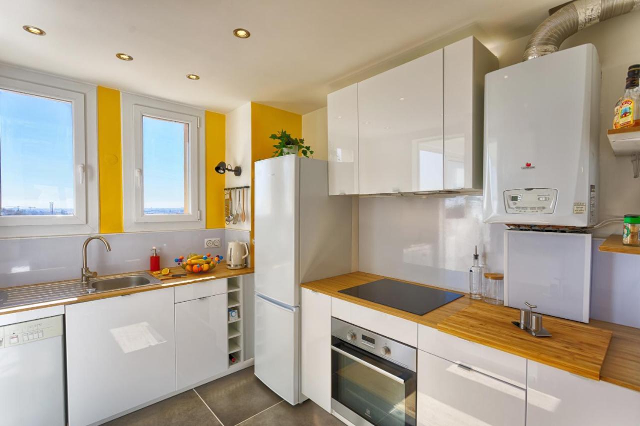 Apartamento Nid Panoramique VUE WOW ! SPAdéco - LoungeZEN - Terrasse ensoleillée - arrivée autonome - Netflix - emplacement idéal - Lumineux - rénové à neuf - Wifi Fibre - Montpellier Exterior foto