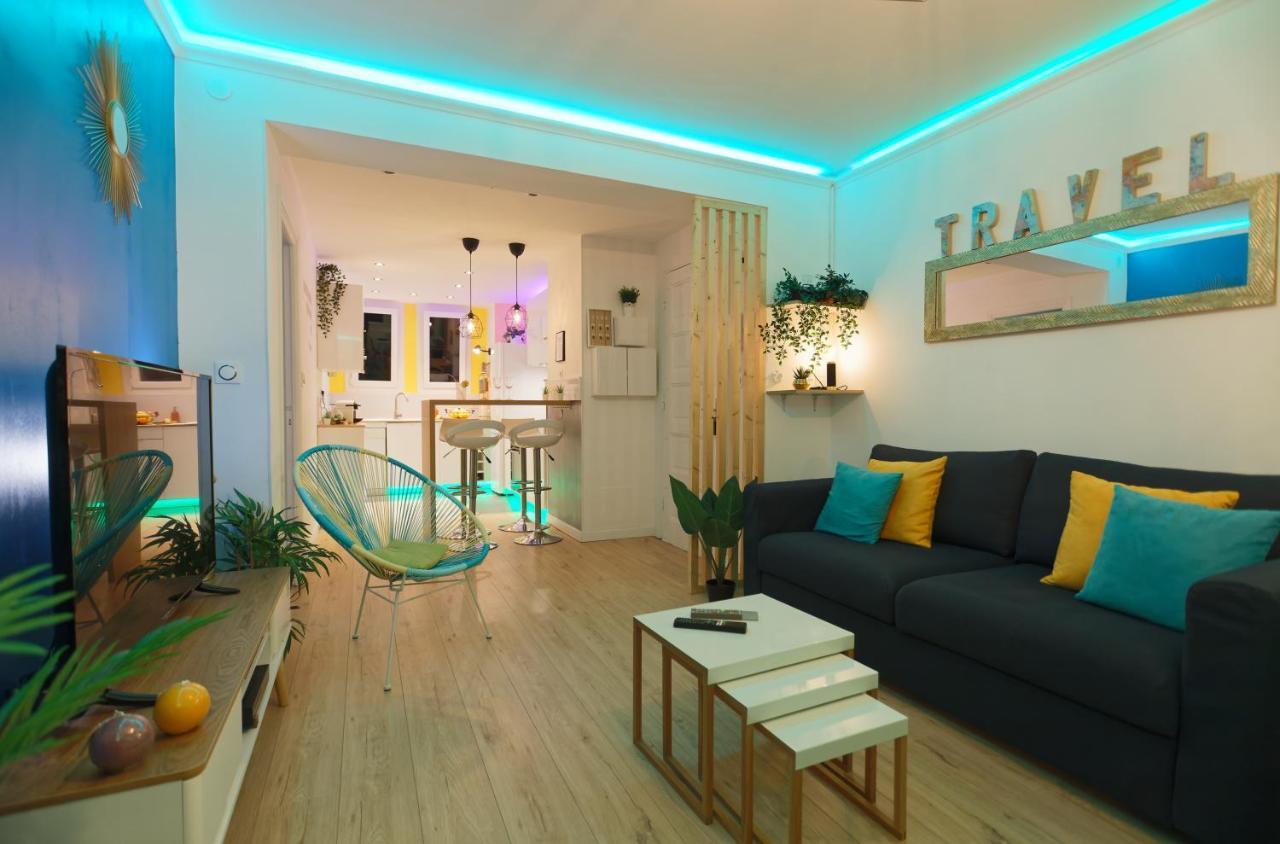 Apartamento Nid Panoramique VUE WOW ! SPAdéco - LoungeZEN - Terrasse ensoleillée - arrivée autonome - Netflix - emplacement idéal - Lumineux - rénové à neuf - Wifi Fibre - Montpellier Exterior foto